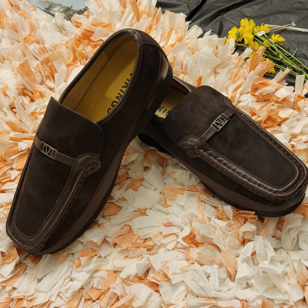 Vikings Men's Dark Brown Shoes